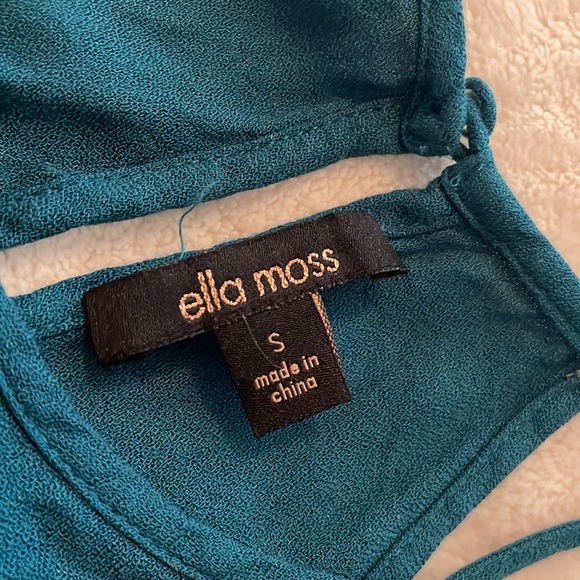 Ella Moss Blue Spaghetti Strap Tank size Small - Picture 6 of 8
